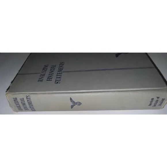 Analyzing Financial Statements by Carlisle R Davis & Edward F Gee (1956 HC) - Picture 2 of 10